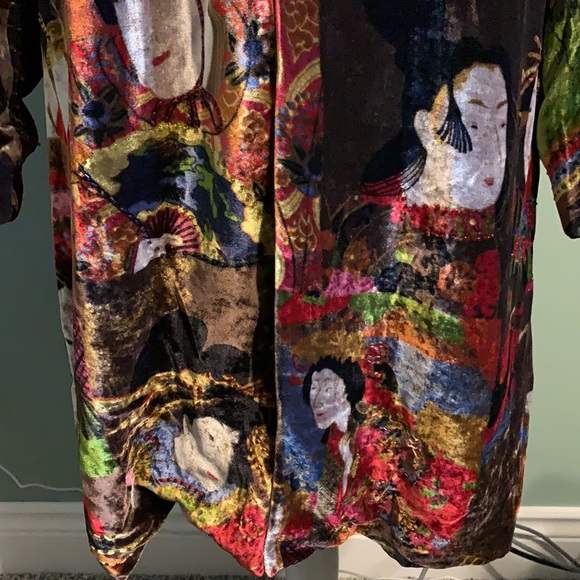 Neiman Marcus Japanese Velour Jacket Women's M - Picture 3 of 10